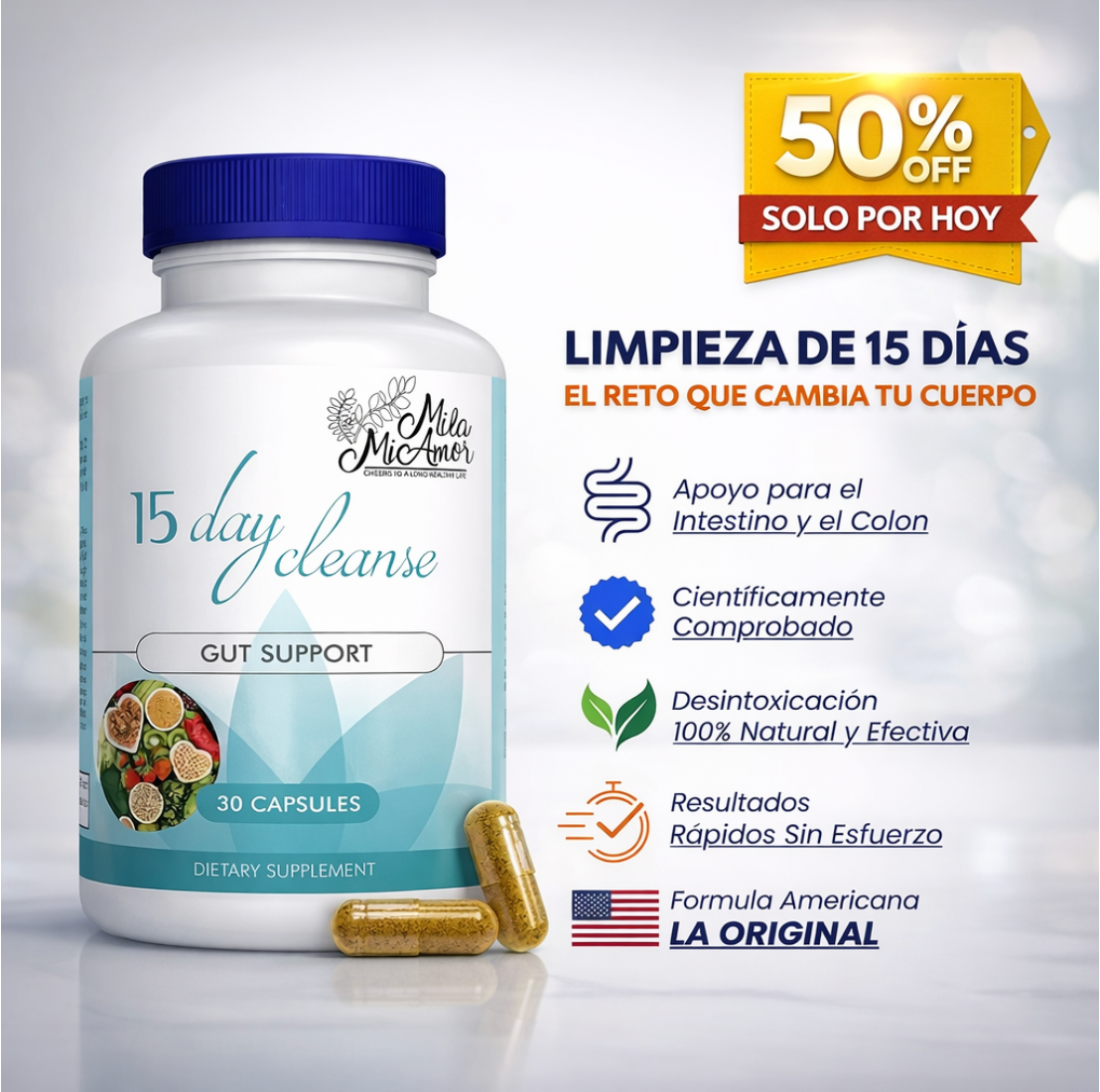 15 Day Cleanse - Transforma tu cuerpo en 15 días