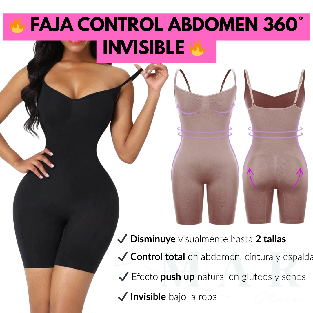 🔥 FAJA CONTROL ABDOMEN 360° INVISIBLE